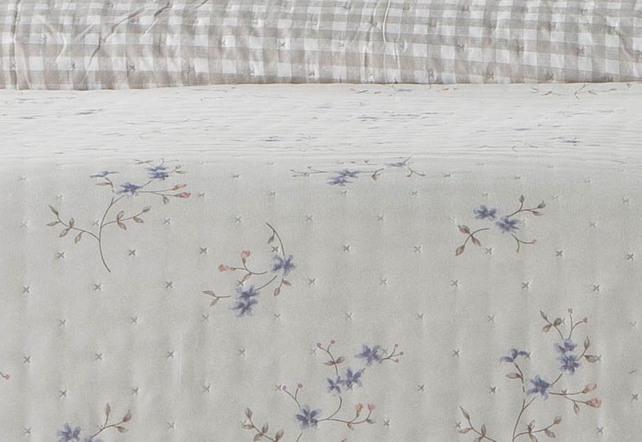 Colcha Bouti FUNDECO Reversible Aurora azul