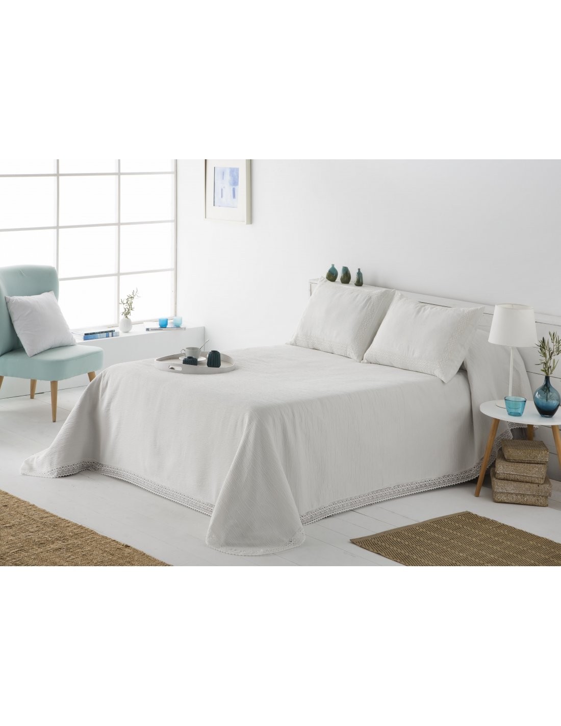 Colcha Edesa 1.35 don algodon