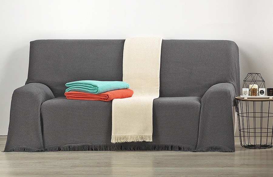 Colcha Foulard Multiusos Algodón Bari