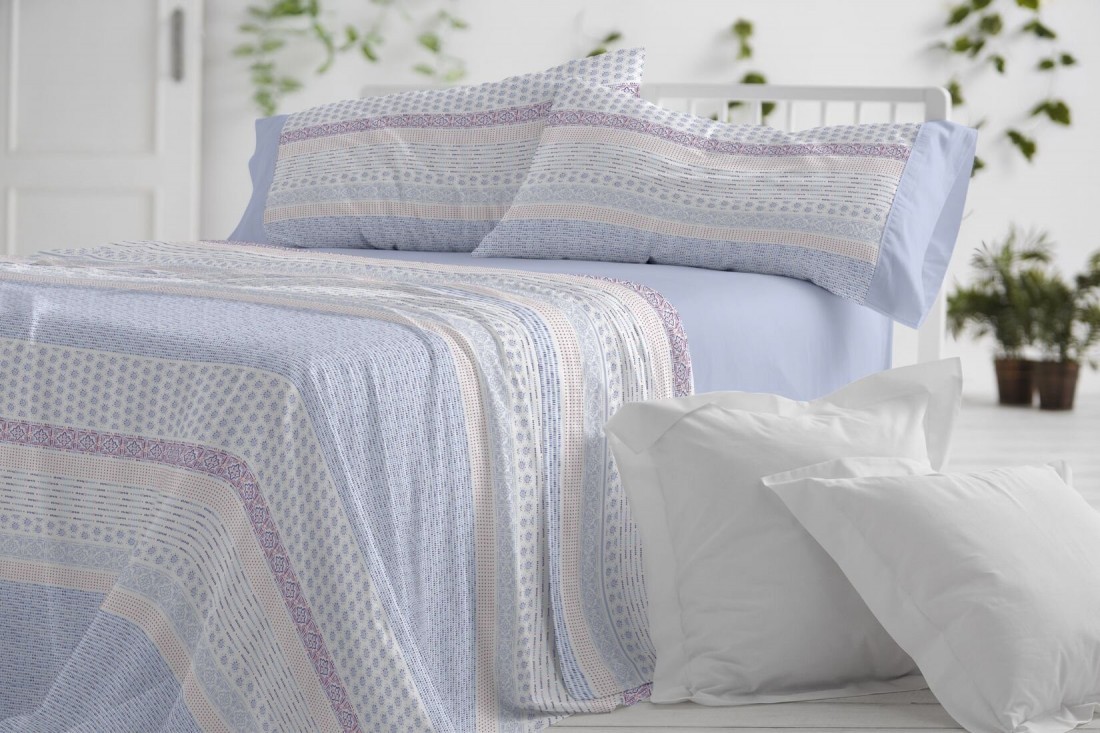 Juego sabanas Algodón 618 BURRITO BLANCO