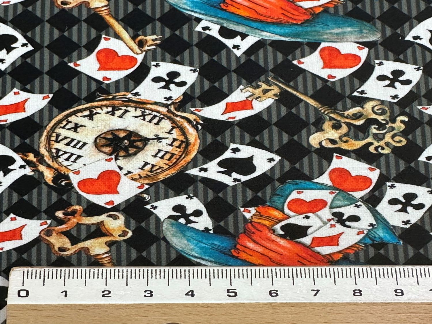 Alicia naipes/reloj - Imagen 2