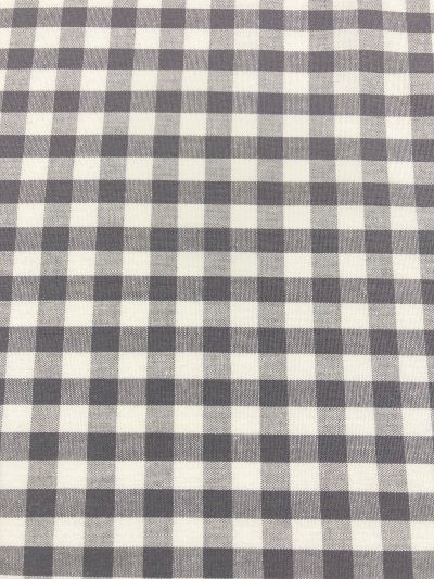 Vichy algodón 1cm gris