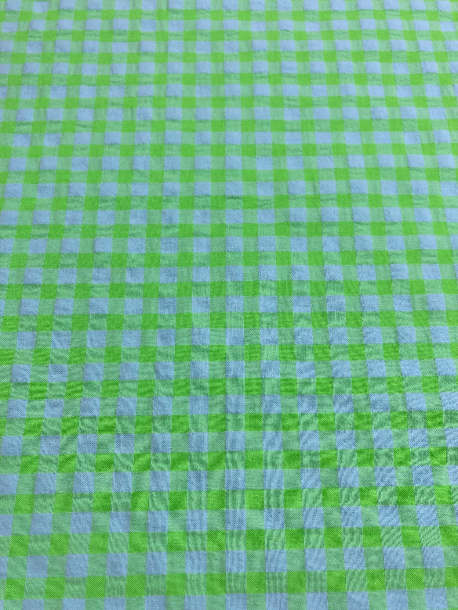 Vichy seersucker pistacho fluor - Imagen 3