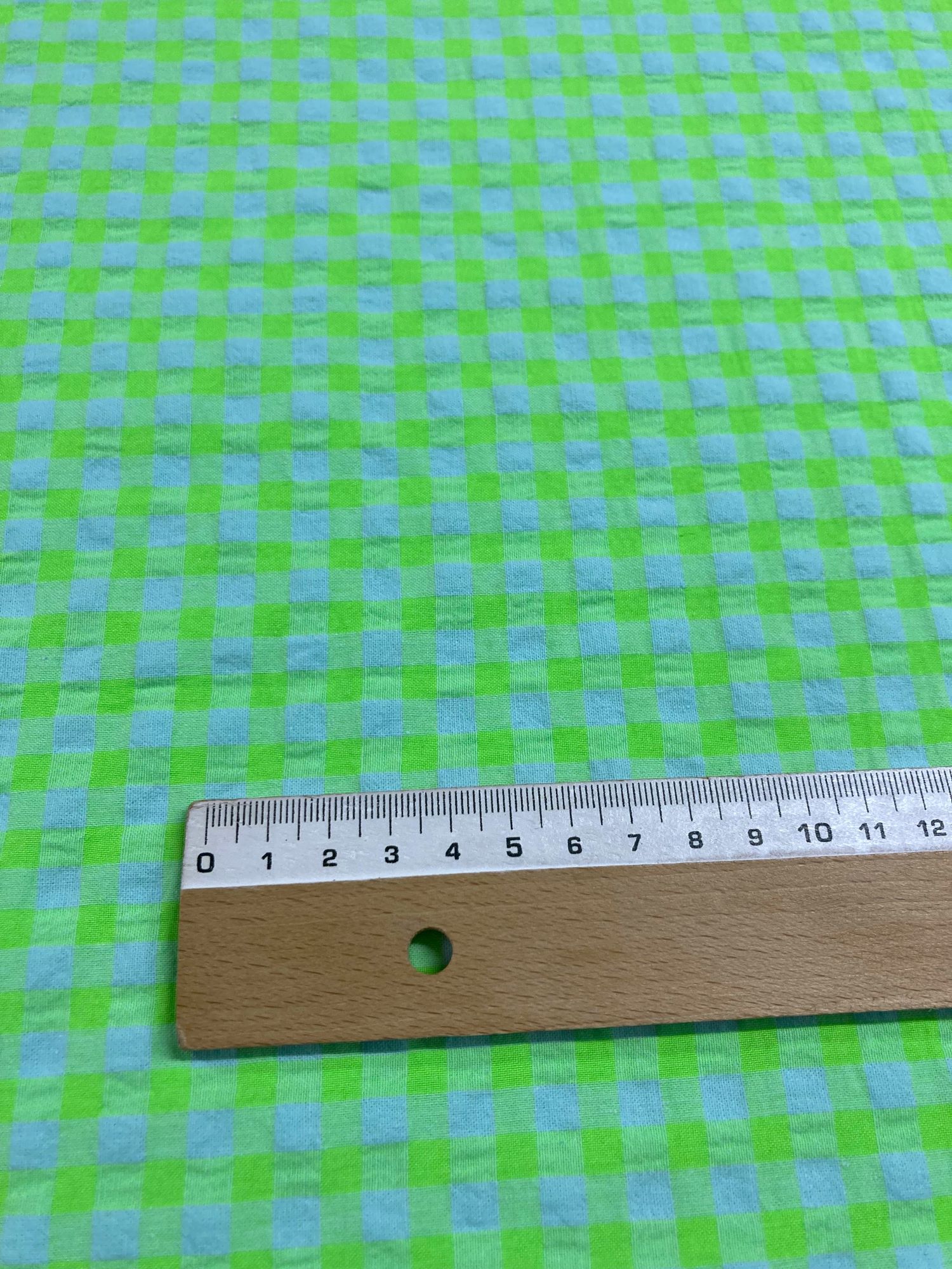 Vichy seersucker pistacho fluor - Imagen 2