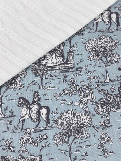 Toilé de Jouy f.azul claro