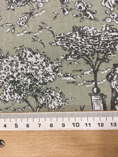 Toilé de Jouy f. verde claro