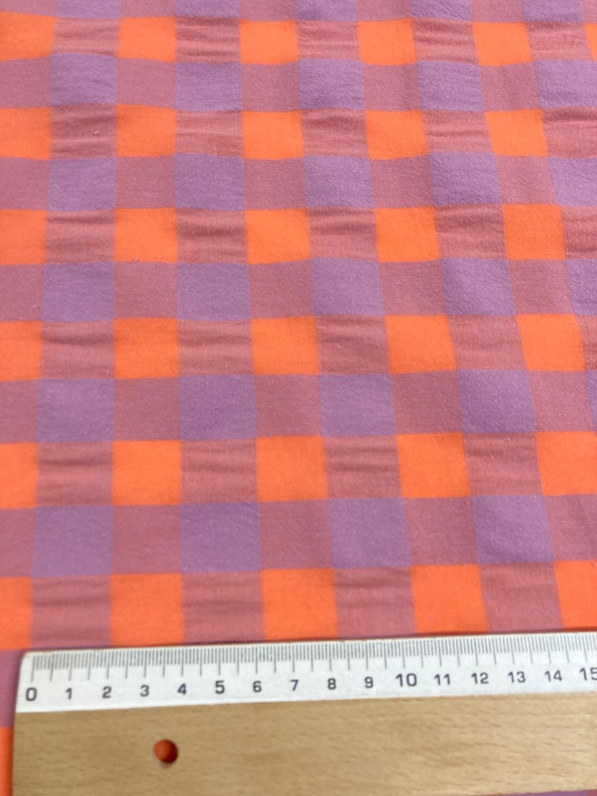 Vichy seersucker coral/Lila grande - Imagen 2