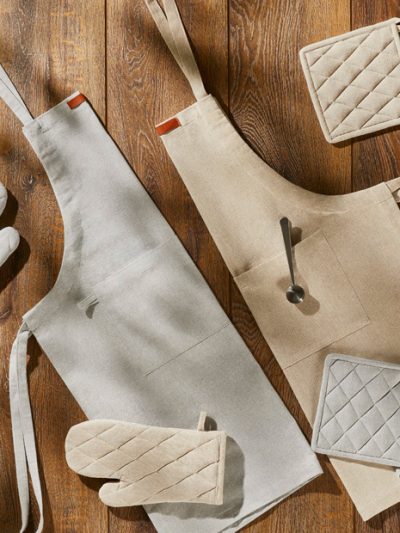 Set Cocina Delantal-Manopla-Agarrador ATENAS