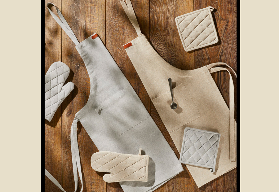 Set Cocina Delantal-Manopla-Agarrador ATENAS