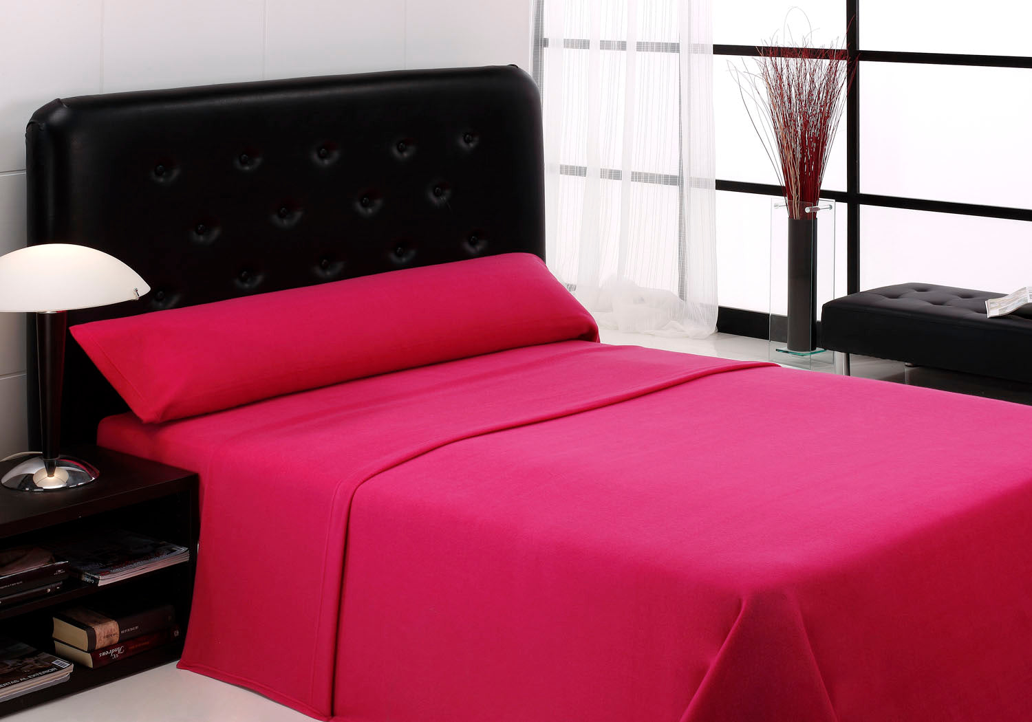 Sábana Cisne Rojo de Pirineo Acrílico - Imagen 5