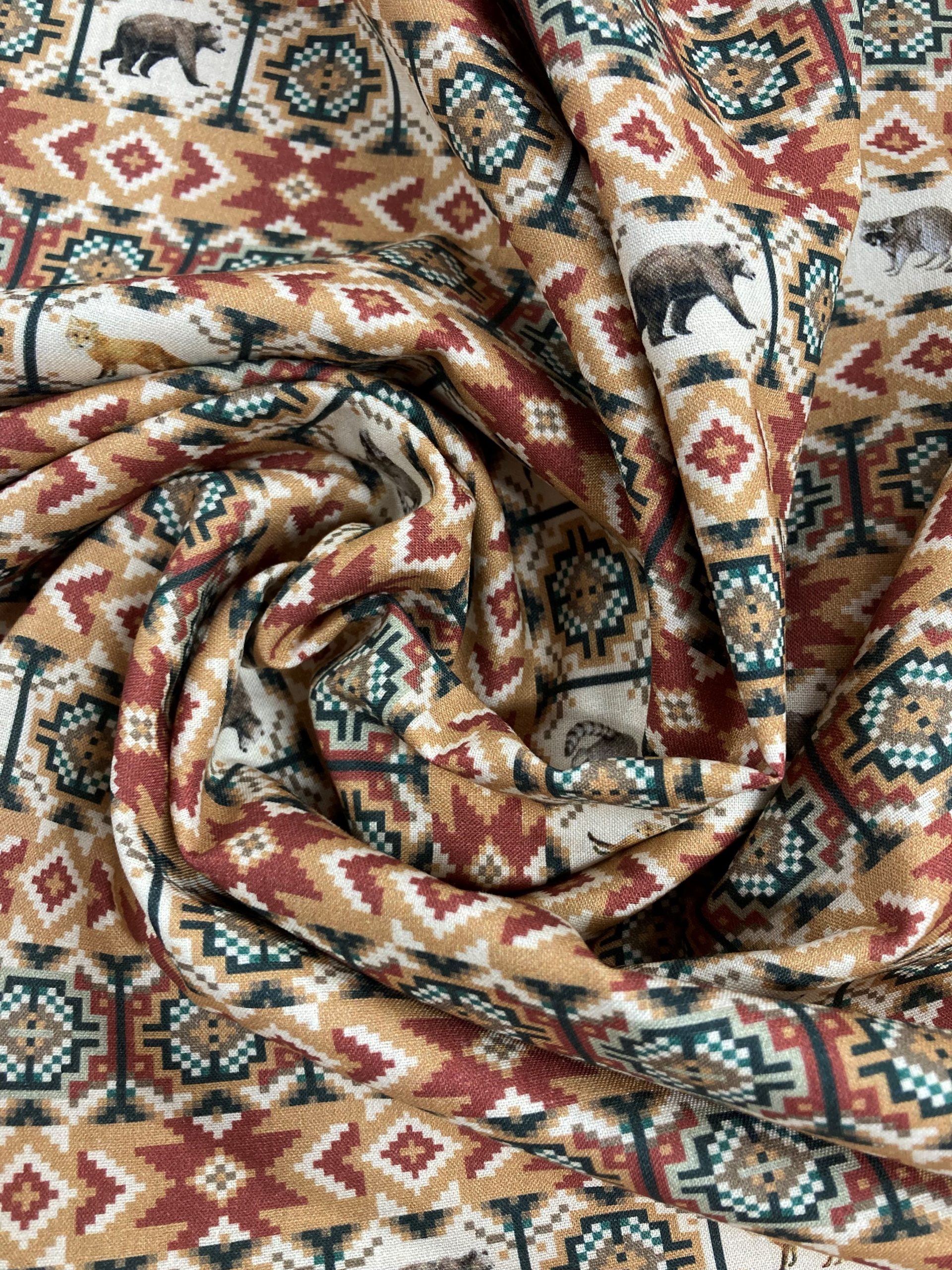 Algodón Dakota figuras y animales - Imagen 3