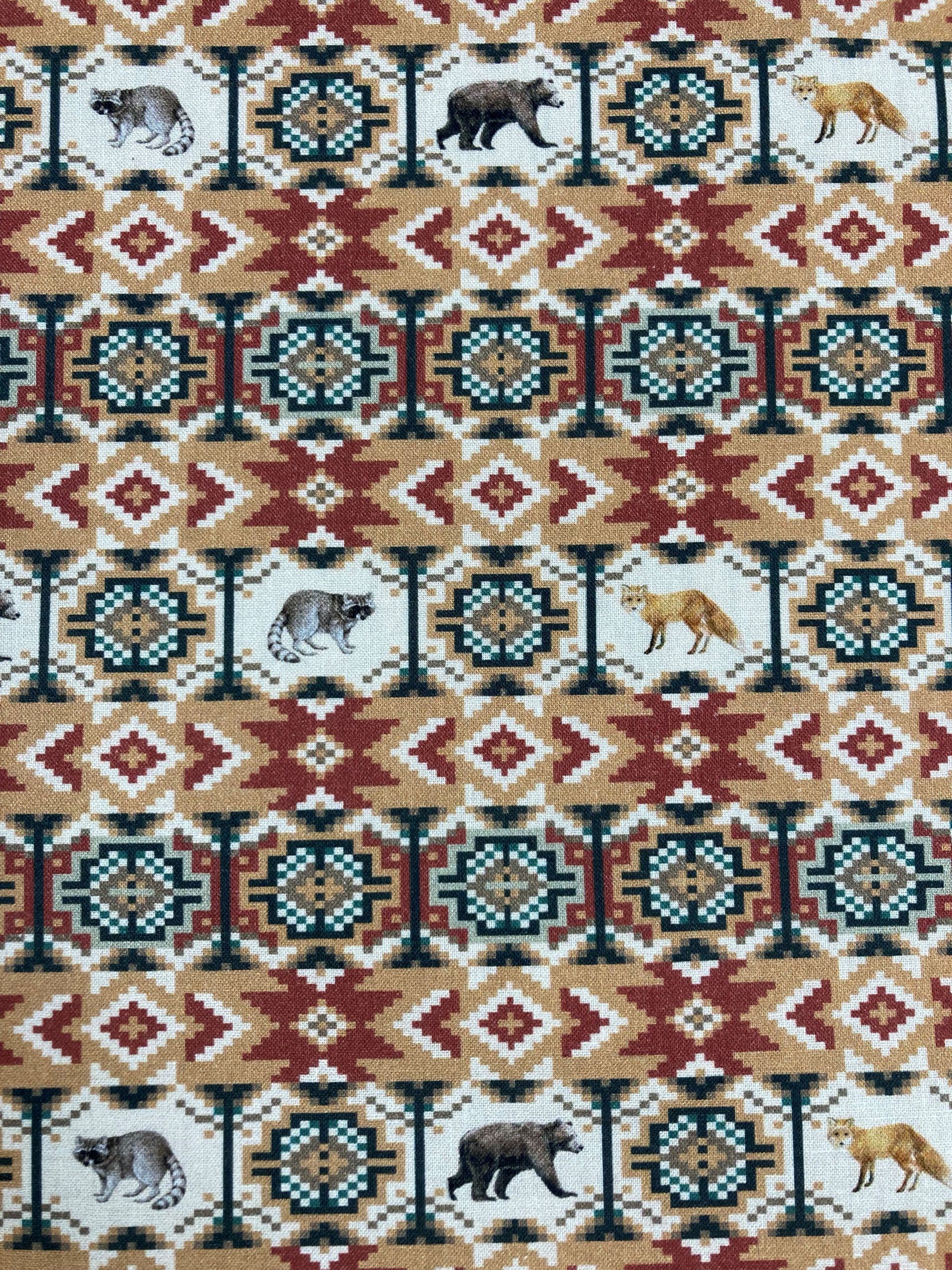 Algodón Dakota figuras y animales