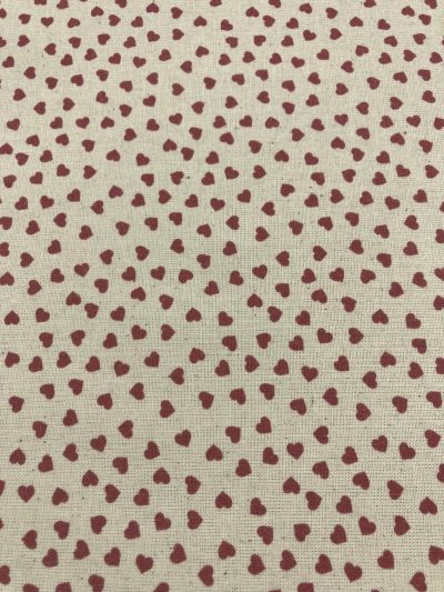 Algodón Mireia corazones rosa maquillaje fbeige