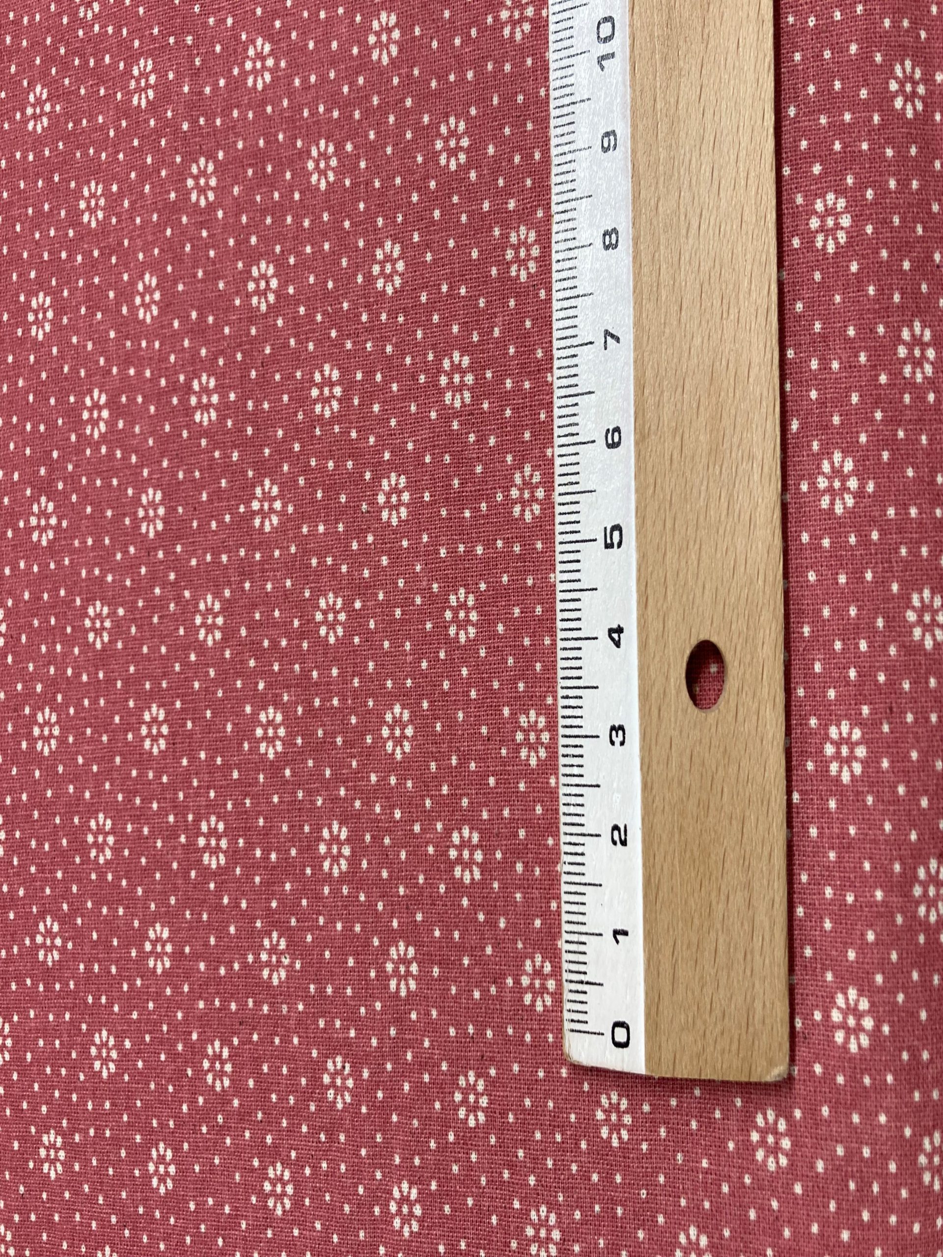 Algodón Mireia flor/lunar f.rosa maquillaje - Imagen 2