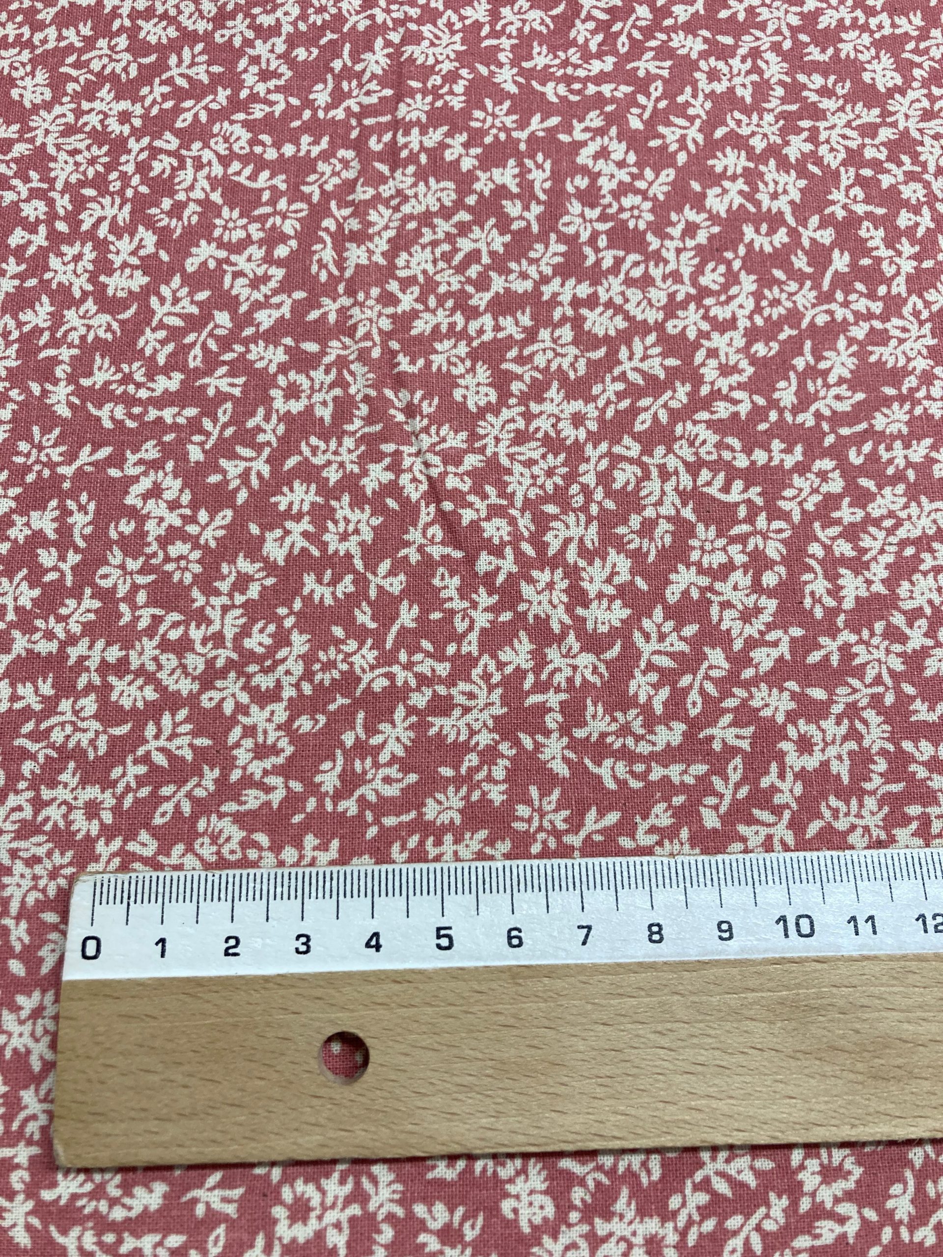 Algodón Mireia florecillas f.rosa maquillaje - Imagen 2