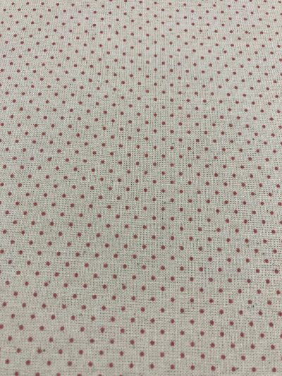 Algodón Mireia lunar rosa maquillaje f.beige