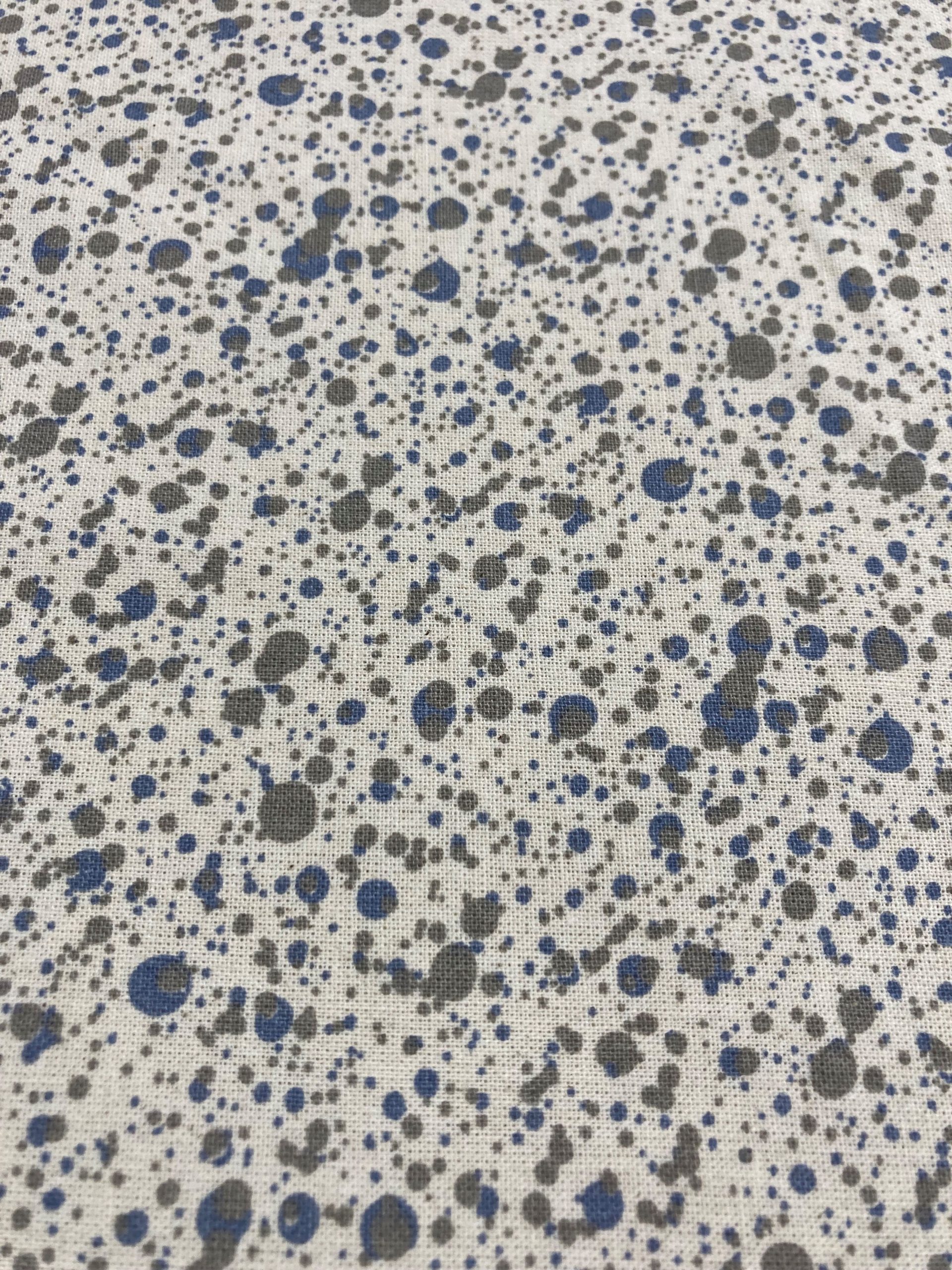 Algodón Mireia pintura azul