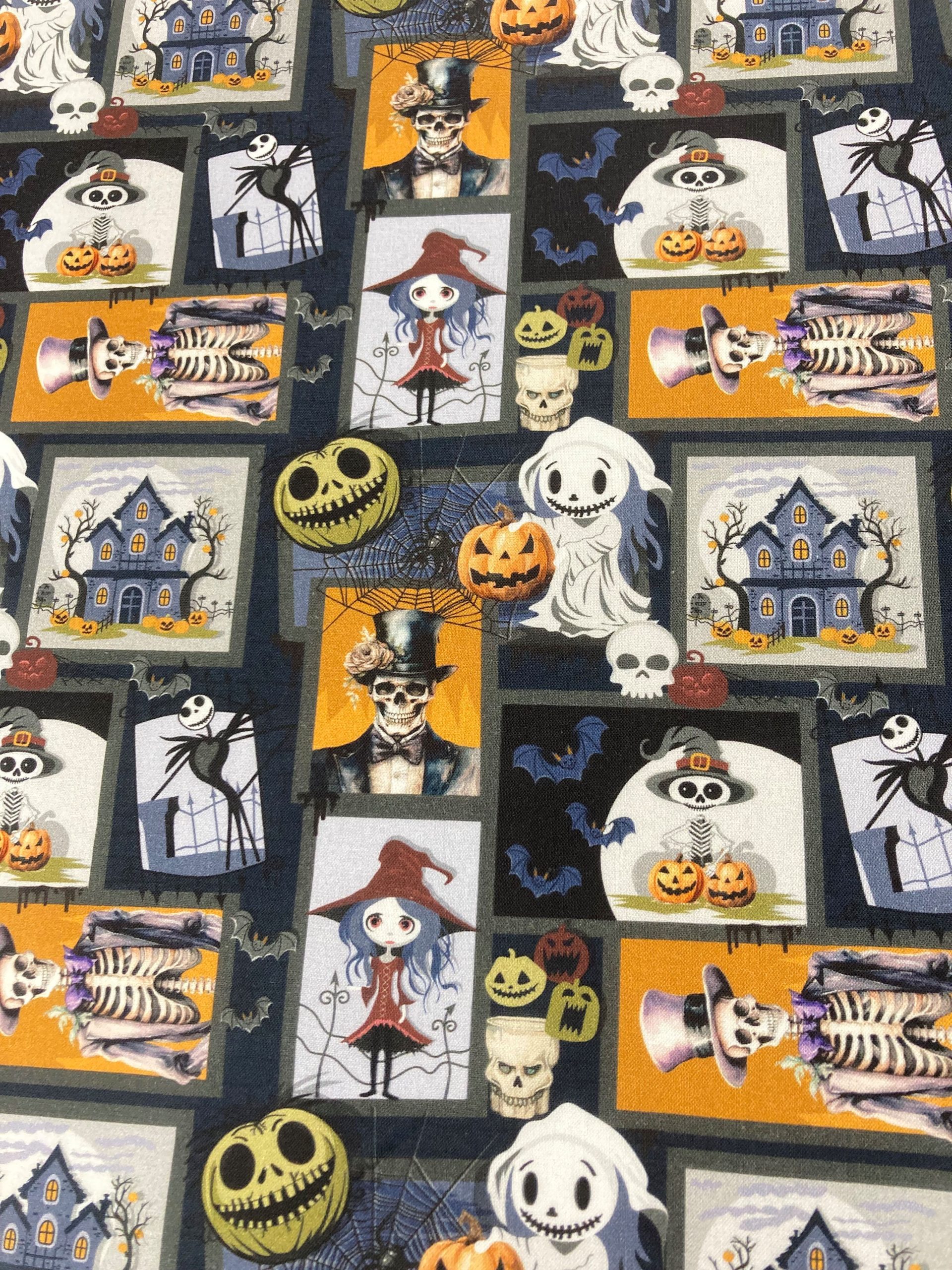 Algodón Halloween Scary fantasma