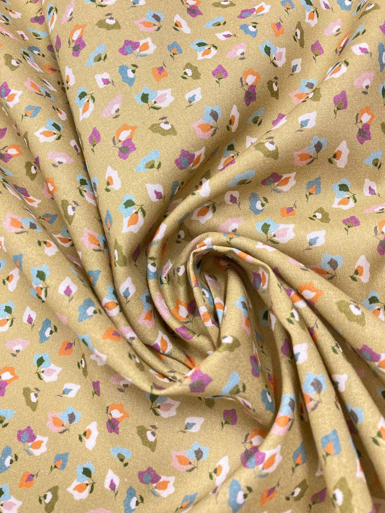 Algodón Monet flores - Imagen 3