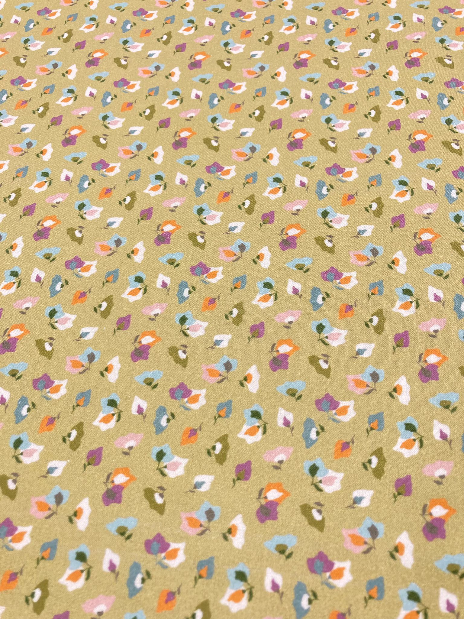 Algodón Monet flores