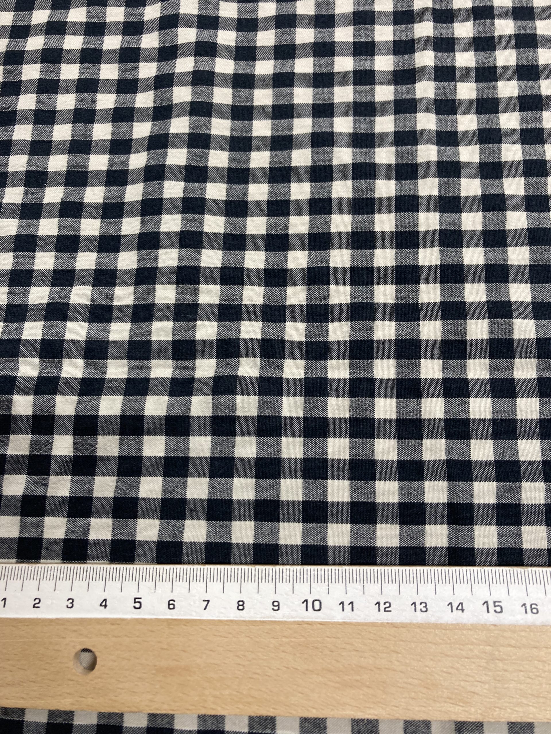 Vichy seersucker negro/hueso - Imagen 3