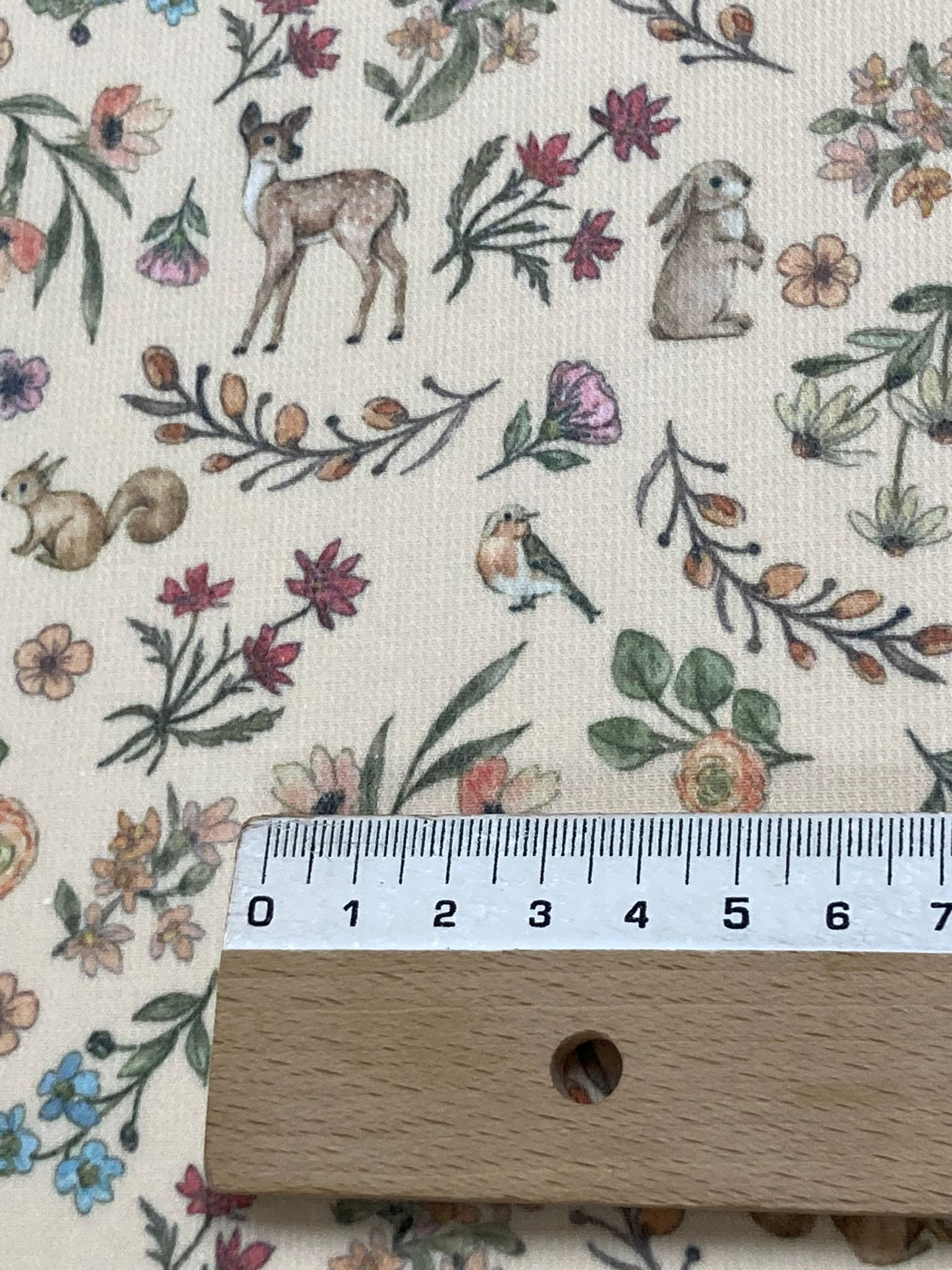 Pique bosque otoño crema - Imagen 2