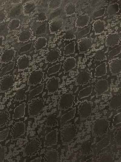 Polipiel animal print serpiente negro