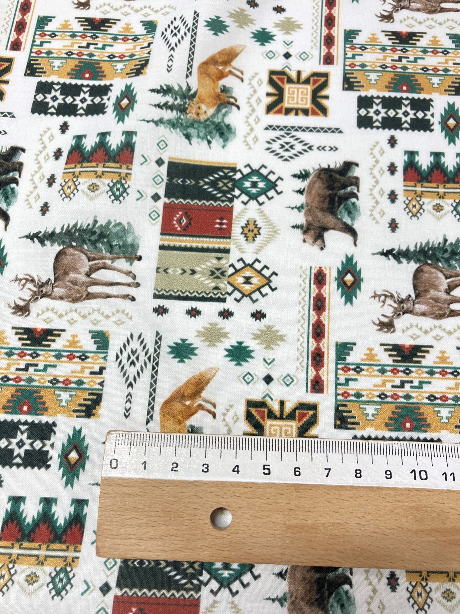 Algodón Dakota geometric animales - Imagen 3