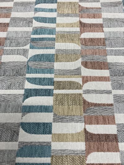 Chenilla geométrica colores