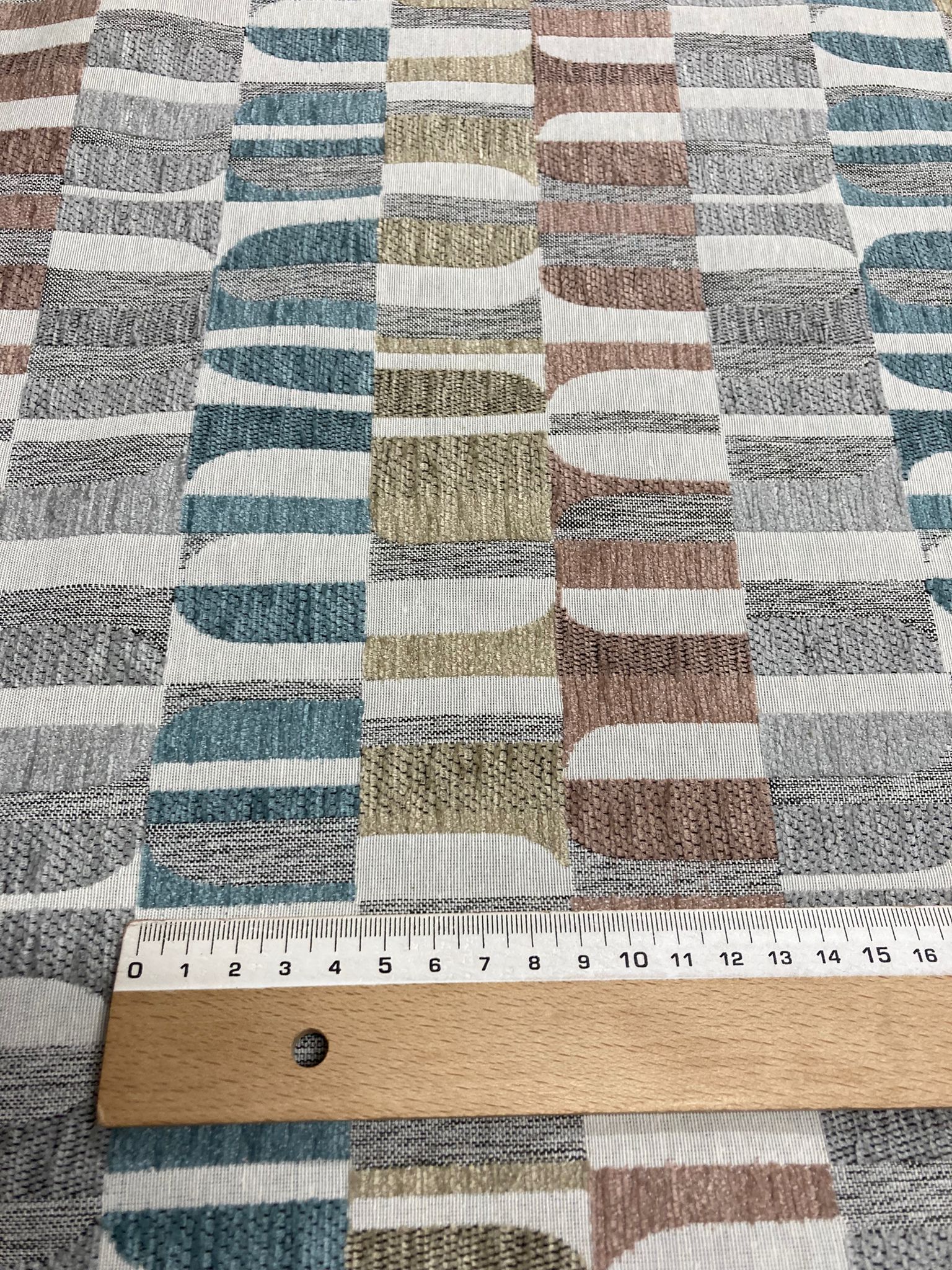 Chenilla geométrica colores - Imagen 3