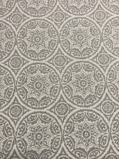 Jacquard mandalas gris