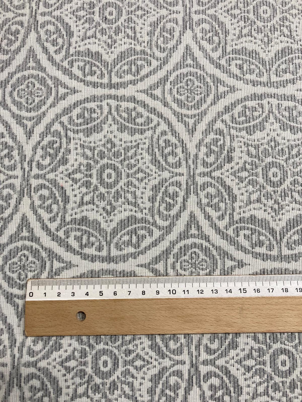 Jacquard mandalas gris - Imagen 3