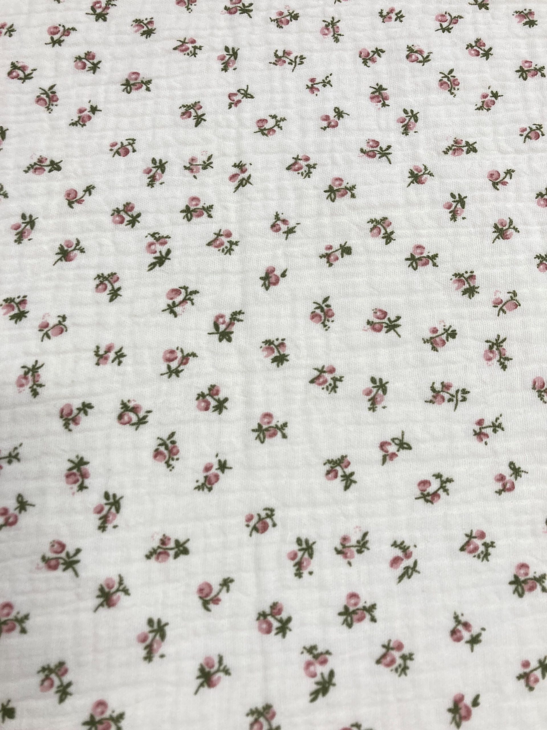 Doble Gasa flores f.beig