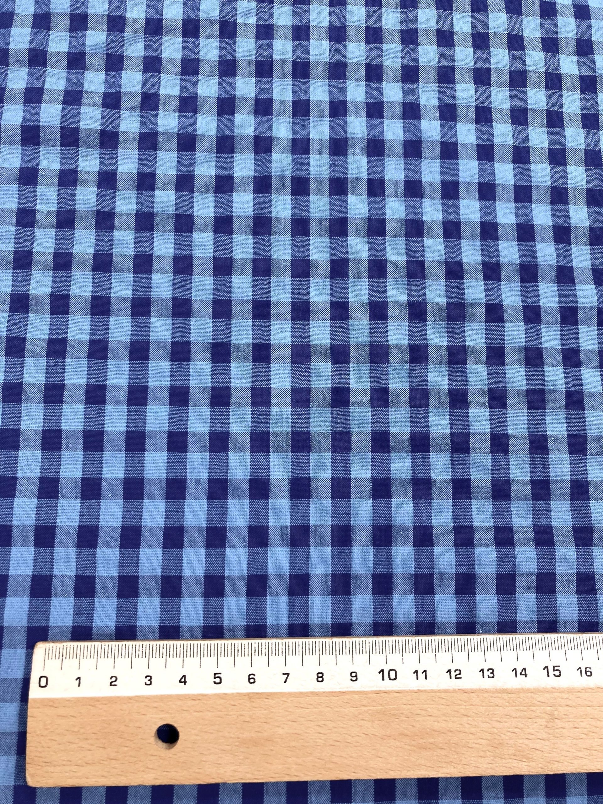 Vichy seersucker celeste/azulón - Imagen 2