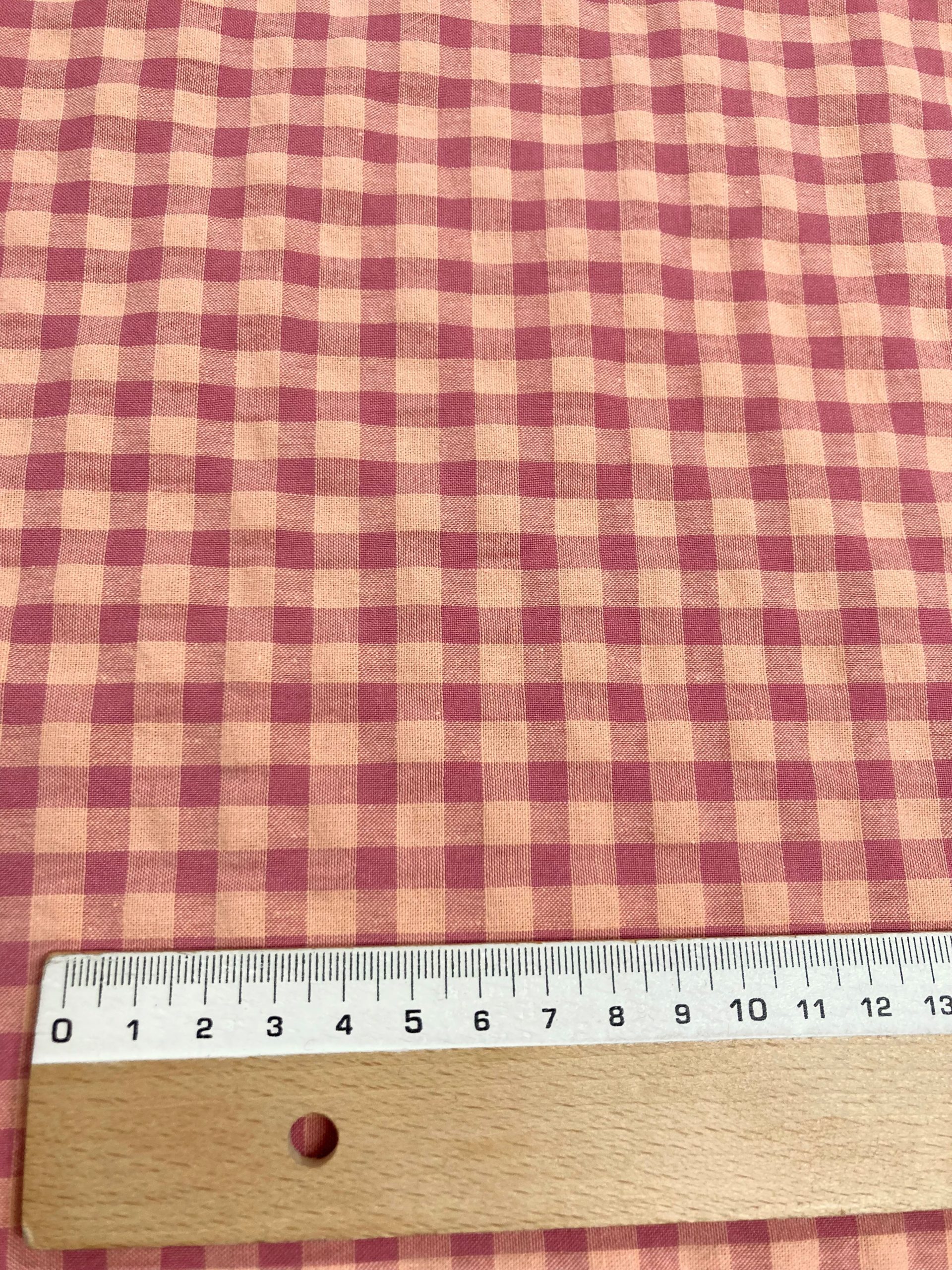 Vichy seersucker salmon/maquillaje - Imagen 2