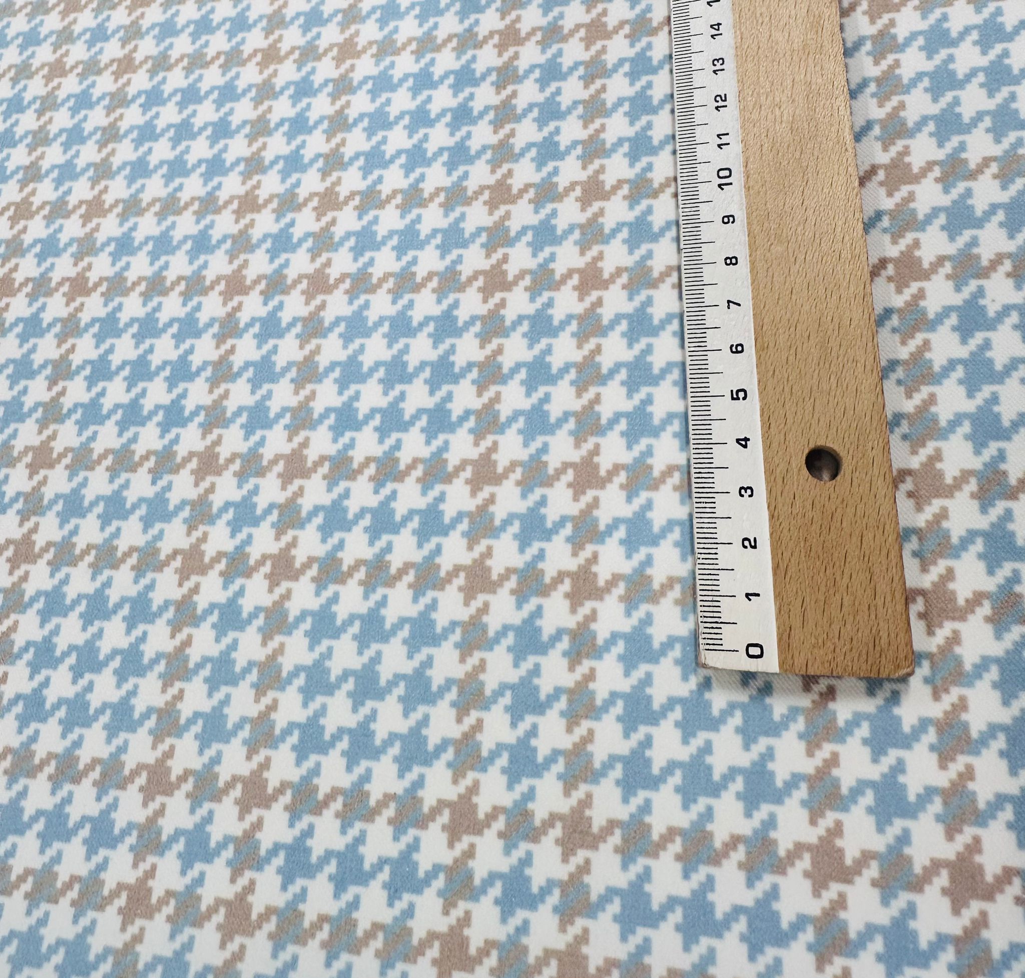 villela pata de gallo celeste - Imagen 2