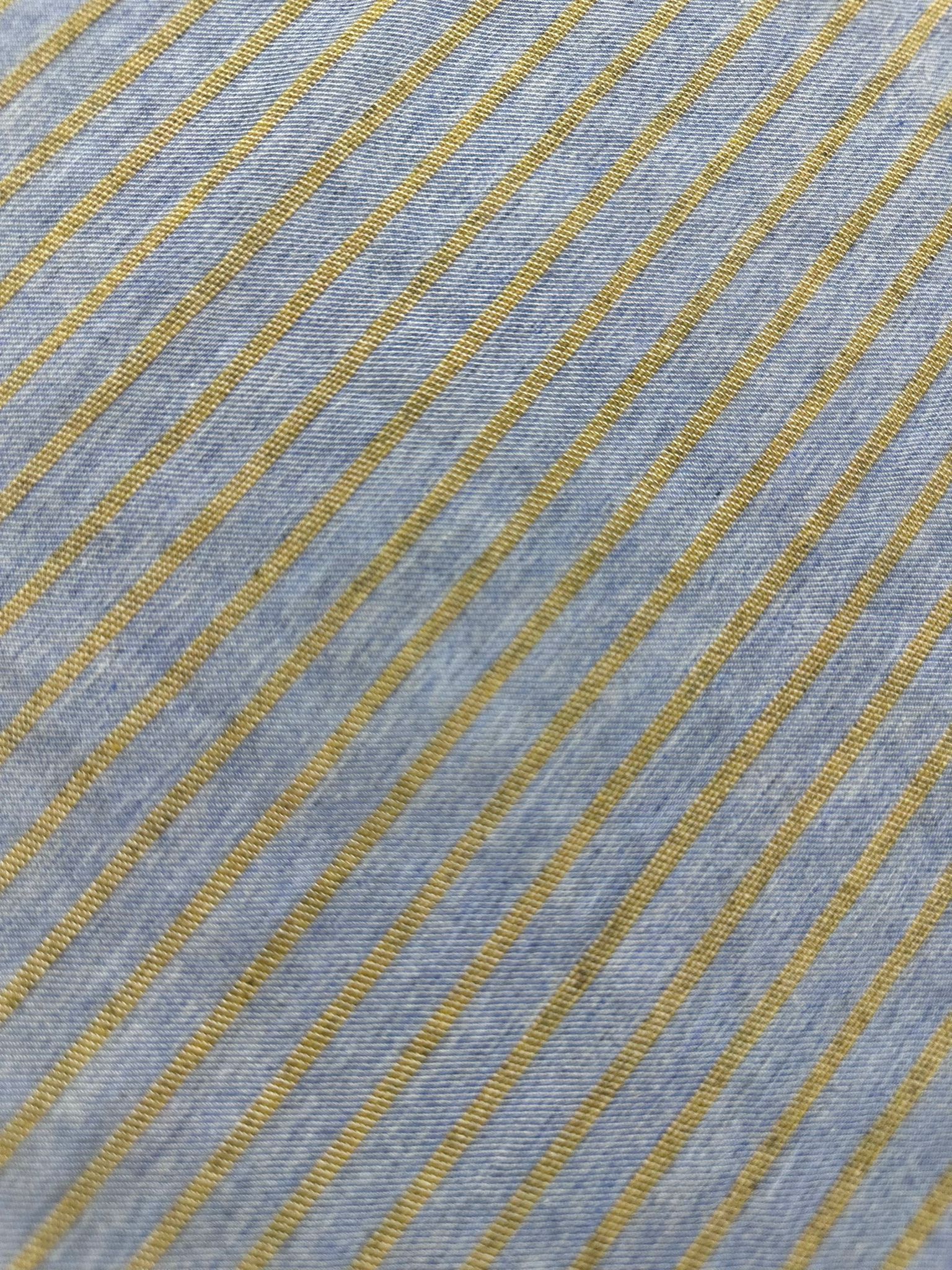 villela Denim rayas mostaza