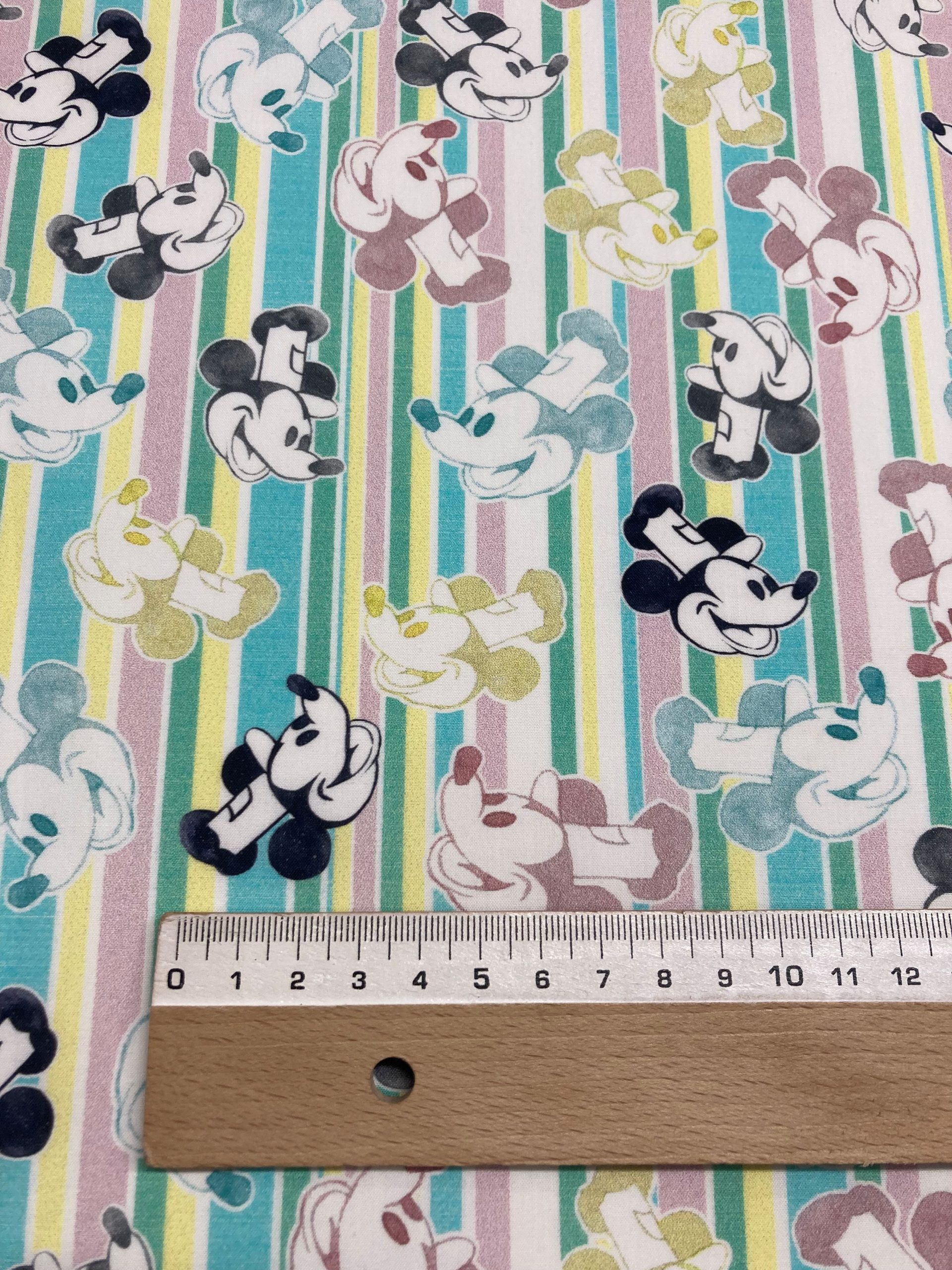 Algodón Mickey rayas - Imagen 2