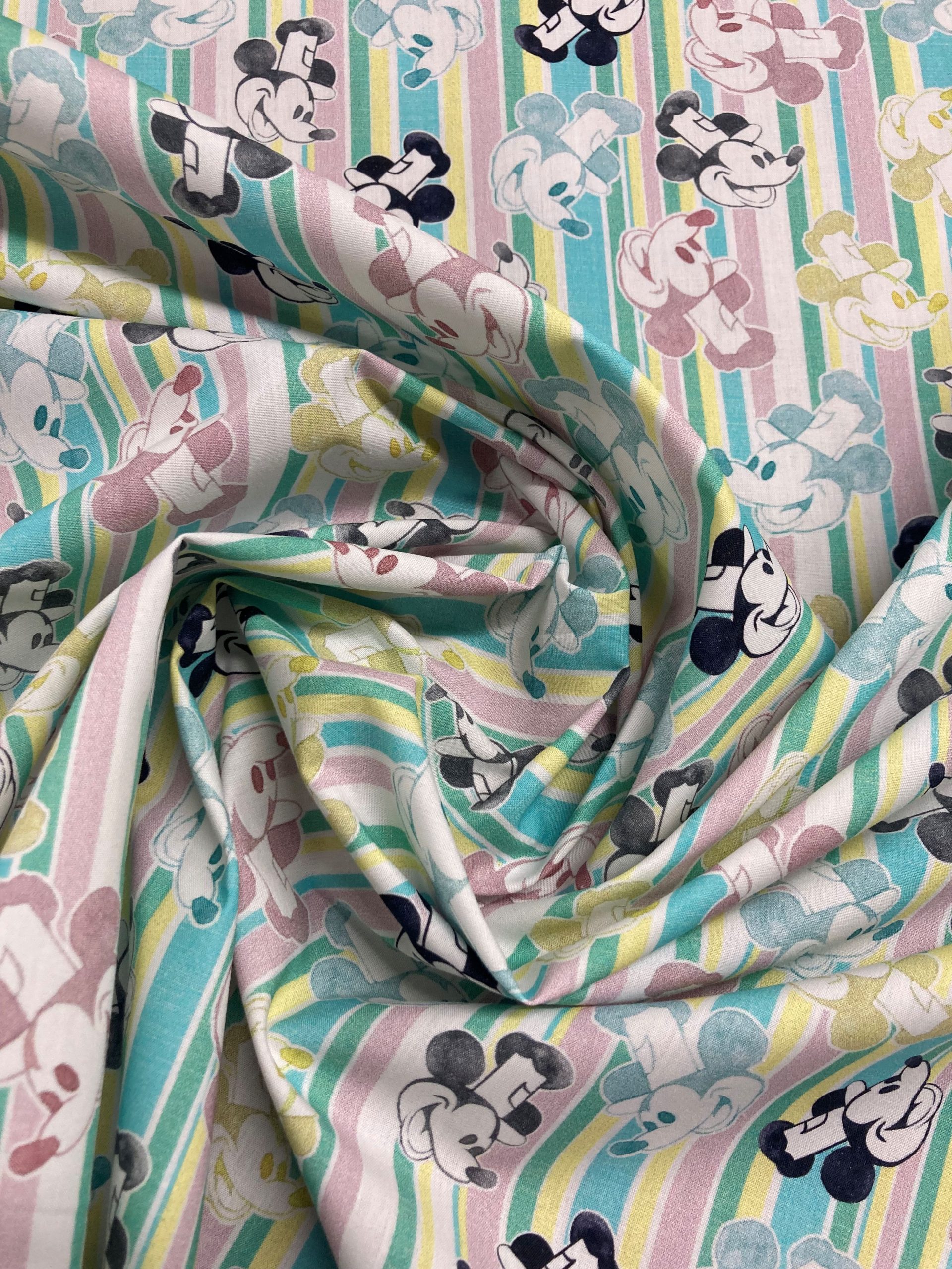 Algodón Mickey rayas - Imagen 3