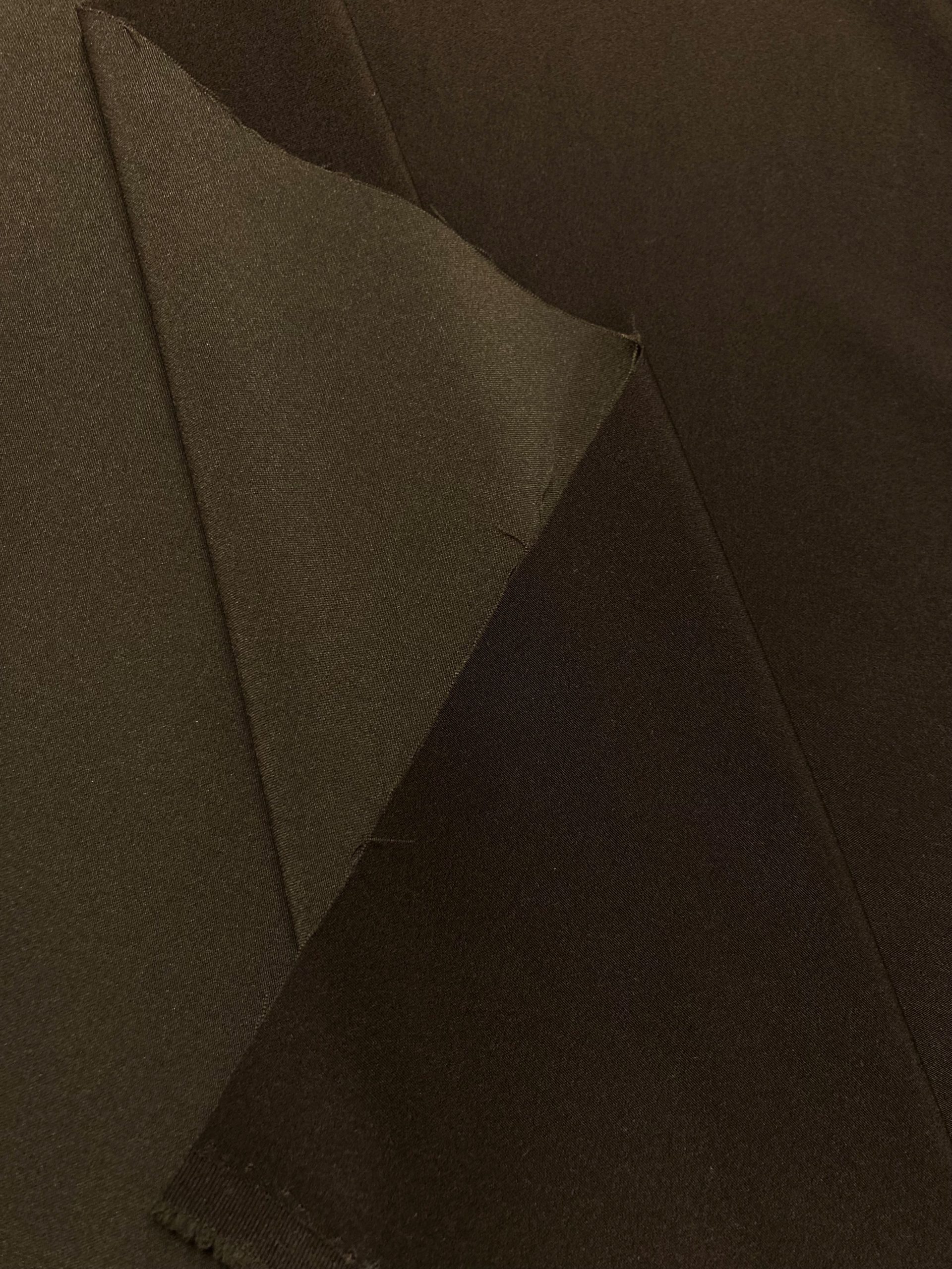 Crepé elástico verde caqui - Imagen 2