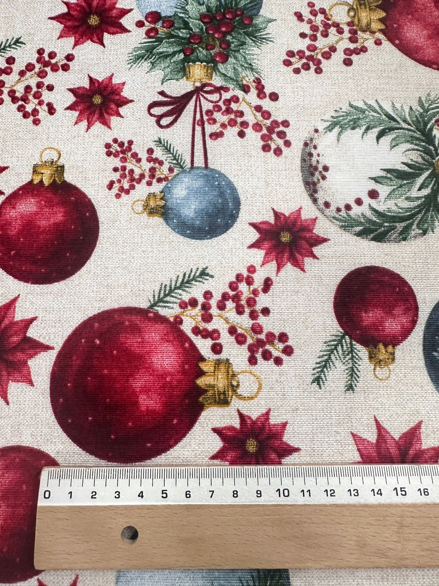 Loneta Navidad Bolas - Imagen 2