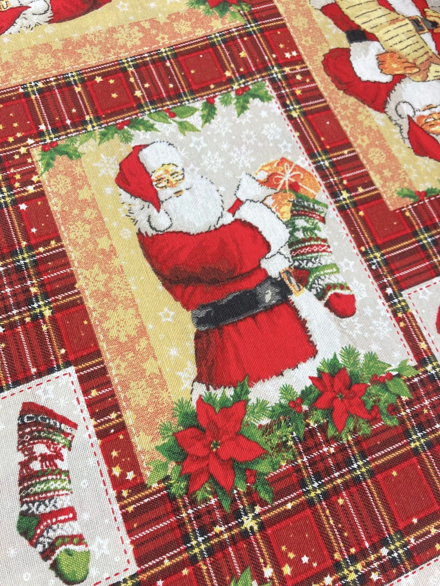 Loneta Navidad Papa Nöel cuadros - Imagen 2
