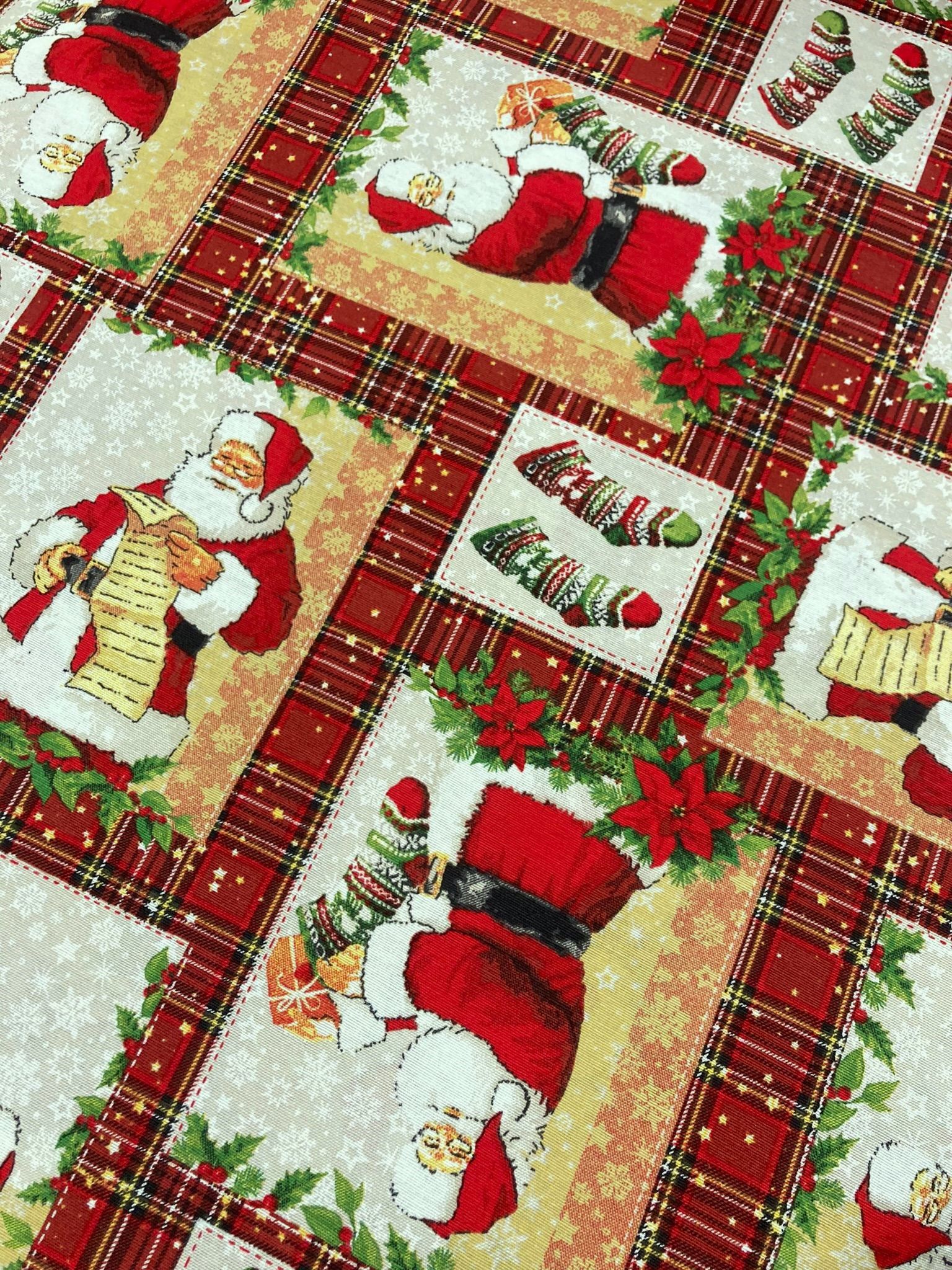 Loneta Navidad Papa Nöel cuadros