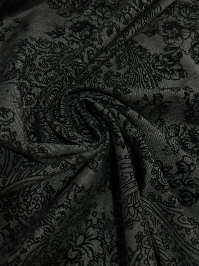 Punto roma flocado floral