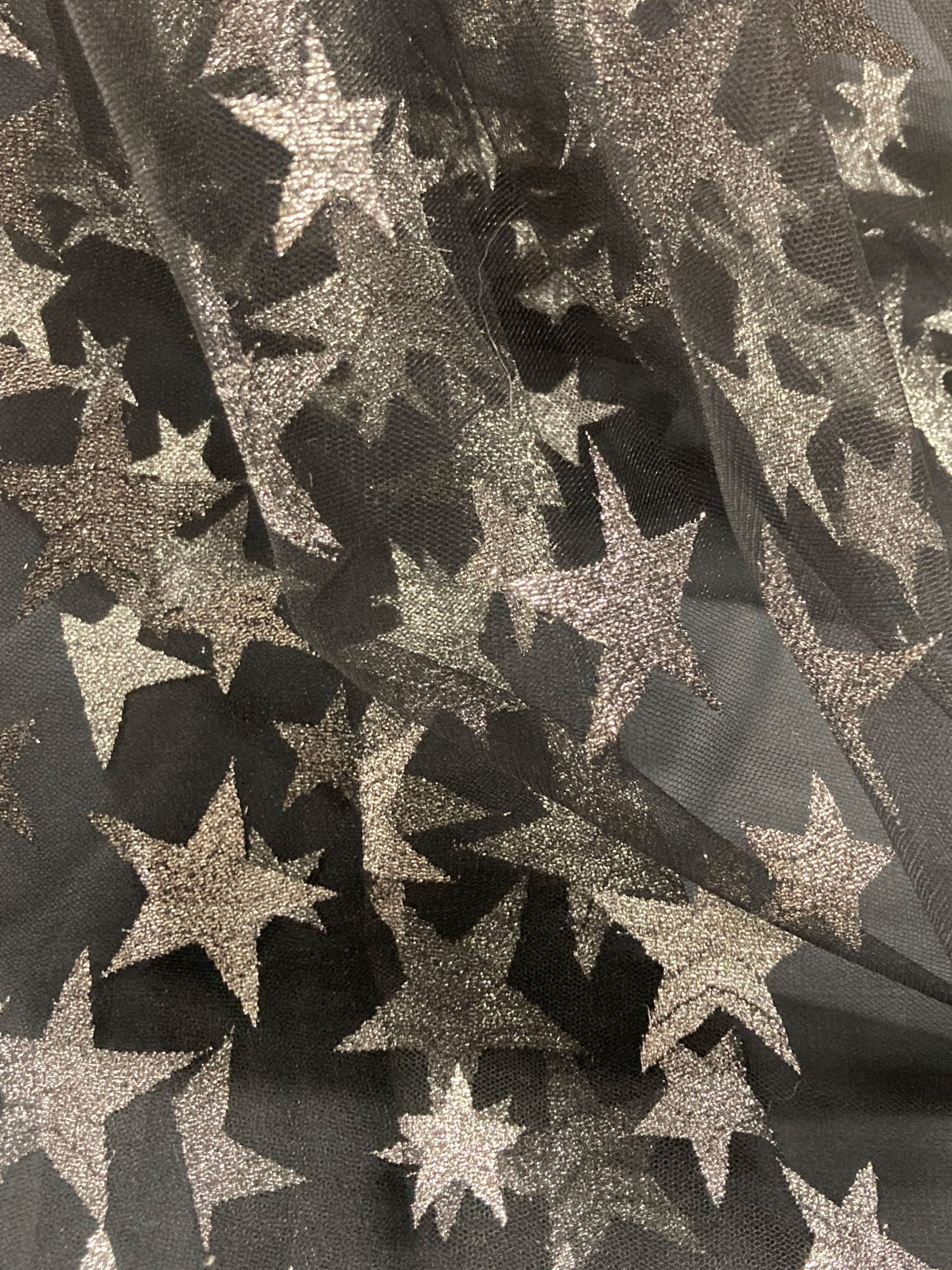 Tul fantasía estrellas f.negro - Imagen 2