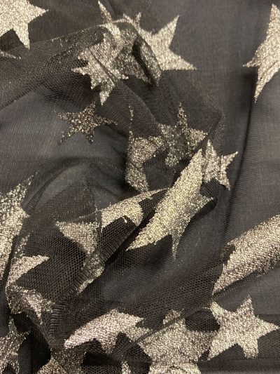 Tul fantasía estrellas f.negro