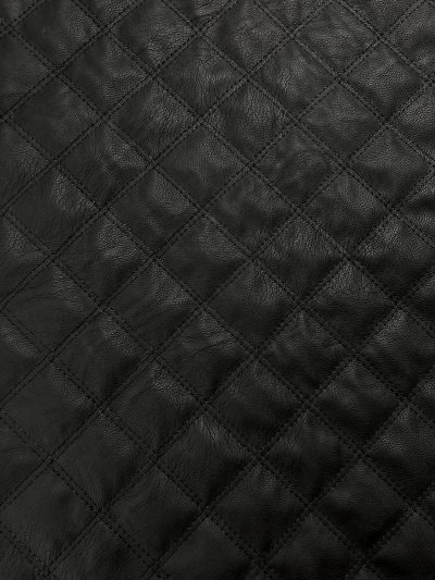 Acolchado polipiel negra