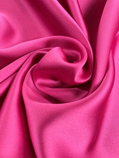 Crepe Satén Spandex Bel rosa chicle osc