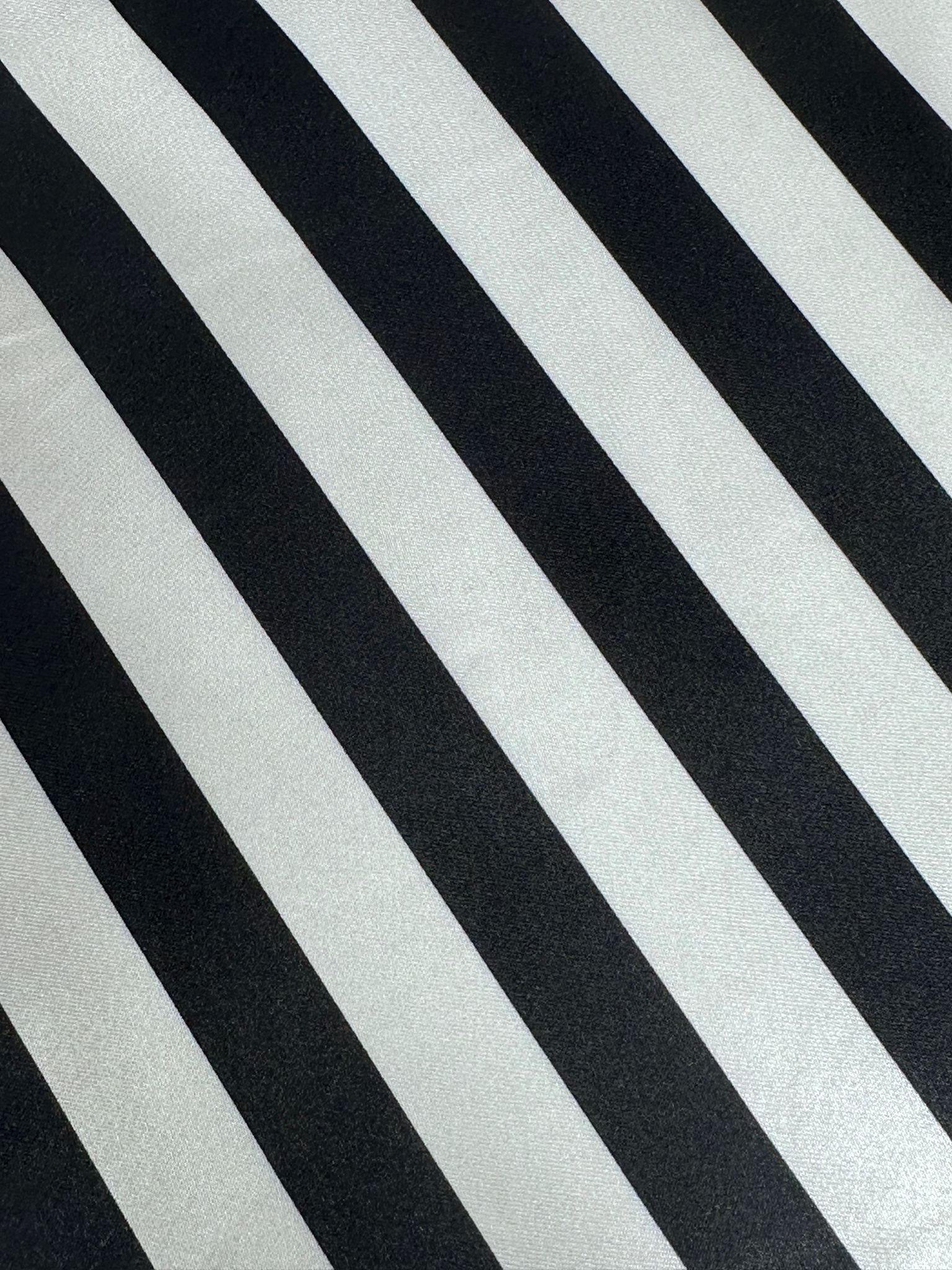 Raso rayas blanco/negro